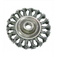 Brush for grinding steel 125mm M14 twisted bristles PROLINE