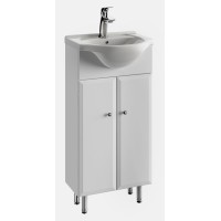 Bathroom cabinet with washbasin 4502 D45 legs.