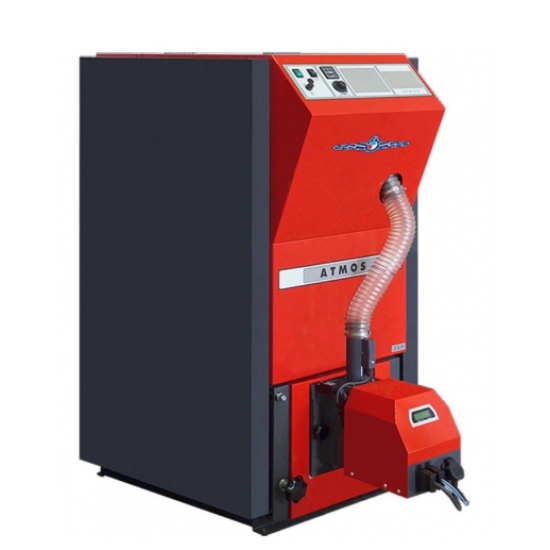 Katilas granulinis Atmos D25PX kuro talpa 215 L