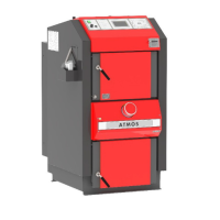 Katilas kieto kuro, dujų generacinis  Atmos DC 25 GS