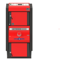 Granulinis katilas Atmos DC 25 SG  galimybė kūrenti kietu kuru (be degiklio)