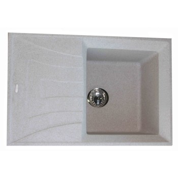 Granitinė plautuvė BRISA3D sand SU SIFONU Granitinė plautuvė BRISA3D sand SU SIFONU