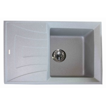 Granitinė plautuvė BRISA3D grey SU SIFONU Granitinė plautuvė BRISA3D grey SU SIFONU