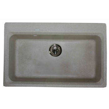 Granitinė plautuvė BRISA5 grey SU SIFONU Granitinė plautuvė BRISA5 grey SU SIFONU