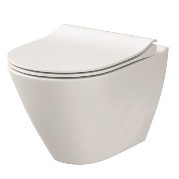 Cersanit 743 WHB wall-hung toilet with slow lid Cersanit 743 WHB wall-hung toilet with slow lid