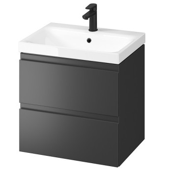 Bathroom cabinet with washbasin Cersanit B896 MODUO 60 anthracite Bathroom cabinet with washbasin Cersanit B896 MODUO 60 anthracite