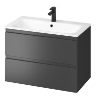 Bathroom cabinet with washbasin Cersanit 894 MODUO-IN 80 in anthracite