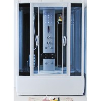 Shower cabin 8917 with steam and jacuzzi 170x90