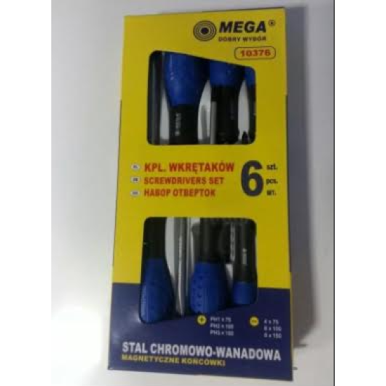 Skrūvgrieži 6 gab. CV MEGA