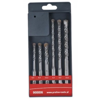 Grąžtai betonui SDS PLUS S4 5-12x160mm 5 vnt Proline Grąžtai betonui SDS PLUS S4 5-12x160mm 5 vnt Proline