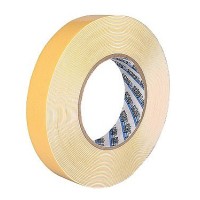  ADHESIVE TAPE TWO SIDED WHITE 19MM X 10M THICK
