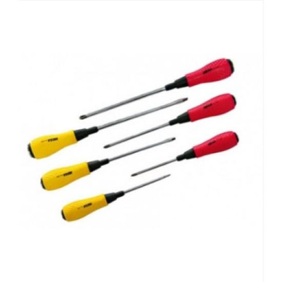 Screwdrivers for flat/crosshead chisels 6pcs CV MEGA