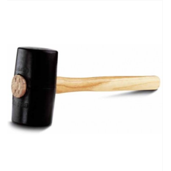 Rubber hammer 225g wooden handle MEGA