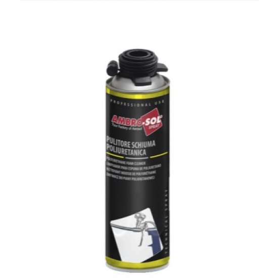 Valiklis poliuritano putų puršk.500ml AMBRO-SOL
