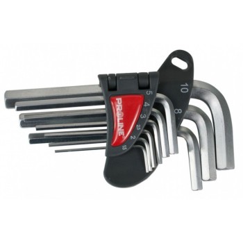Raktai šešiak. 9vnt 1.5-10mm PROLINE Raktai šešiak. 9vnt 1.5-10mm PROLINE