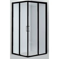 Dušas kabīne 1228S 900x900 pelēka (tikai stikls)
