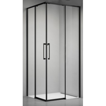 Shower cabin ELEGANCE 90x90 black/transparent without base Shower cabin ELEGANCE 90x90 black/transparent without base