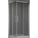 Dušo kabina ELEGANCE 100x100 chrom/pilka be pado