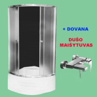 IŠPARDAVIMAS! Dušo kabina 809 fabric DOVANA dušo maišytuvas A1303