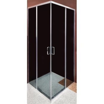Shower cabin A1142 100x100 grey without tray Shower cabin A1142 100x100 grey without tray