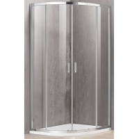 Душевая кабина A2142 90x90 прозрачная без подонна (только стекло)