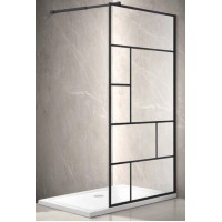 Shower wall AG6310-2 90x195 black