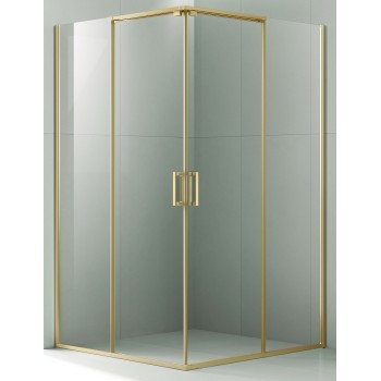 Dušo kabina AW1142 90x90 GOLD skaidri be pado