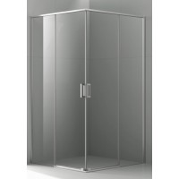 Shower cabin AW1142 100x100 grey without tray