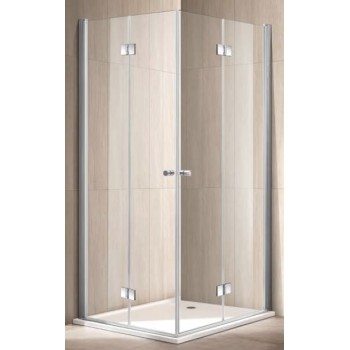 Dušo kabina AX1244 100x100 pilka be pado