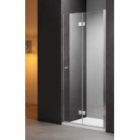 Dušo durys AX6222 100x195 pilka