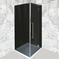 IŠPARDAVIMAS! Dušo kabina F90HY grey be pado