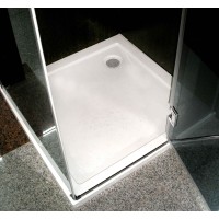 Shower tray F90HY with siphon