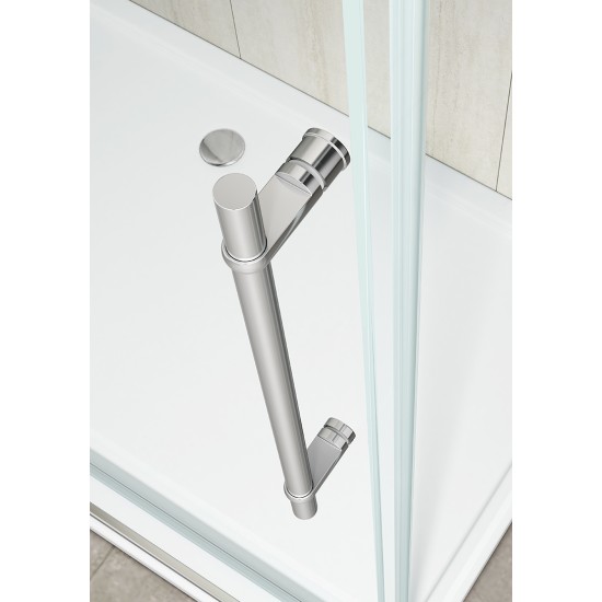 Dušas kabīne K1131 120x90 caurspīdīga bez paklājiņa