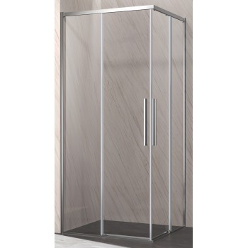 Dušas kabīne NY1142B-6 80x80 caurspīdīga bez pamatnes