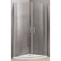 Душевая кабина P2222 80x80 серая без подонна (только стекло)