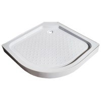 The tray of the shower cabin low round 100x100
