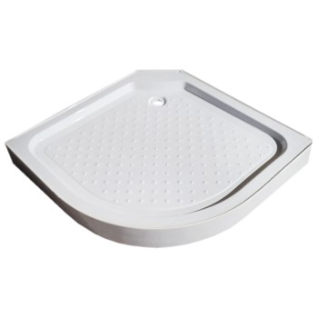 The tray of the shower cabin low round 100x100 The tray of the shower cabin low round 100x100