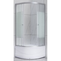 Shower cabin SC80 80x80 with semicircular base