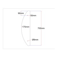 Veidrodis dušo kabinai F0005977