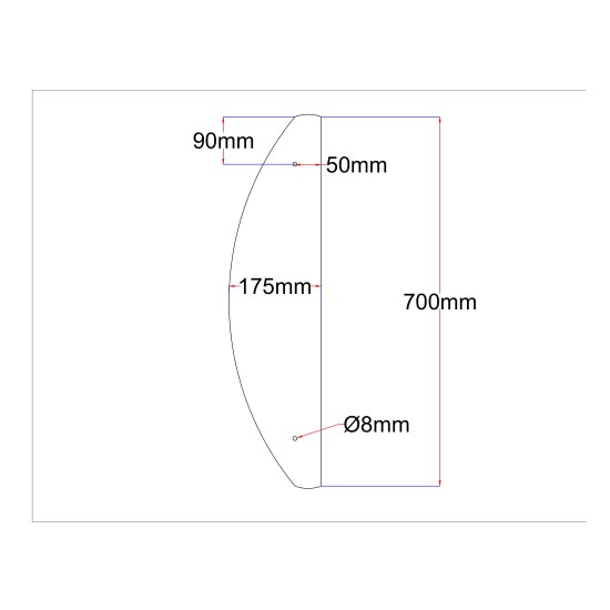 Veidrodis dušo kabinai F0005977