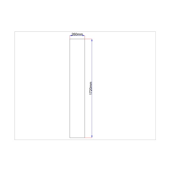 Dušo kabinos šoninis stiklas tiesus 260x1720 fabric 3.49./ 8.12.