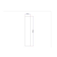 Dušo kabinos šoninis stiklas tiesus 300x1690 grey 3.2.