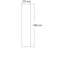 Dušo kabinos šoninis stiklas tiesus 310x1455 mm fabric 3.138