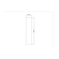 Dušo kabinos šoninis stiklas tiesus 320x1495 šinšil 3.57