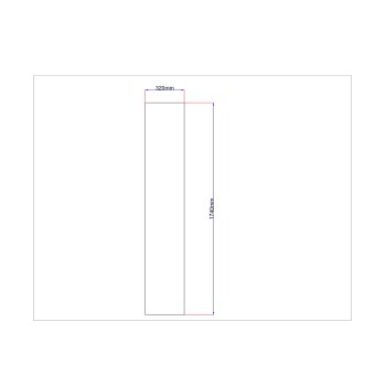 Dušo kabinos šoninis stiklas tiesus 320x1740 šinšil 3.20.