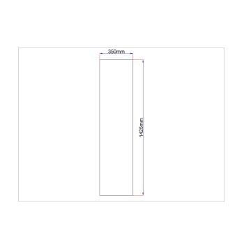 Dušo kabinos šoninis stiklas tiesus 350x1425 fabric 3.46. Dušo kabinos šoninis stiklas tiesus 350x1425 fabric 3.46.