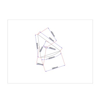 Semi-mirror glass 655x795x586 Semi-mirror glass 655x795x586