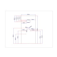 Shower enclosure rear glass 900x1750 clear