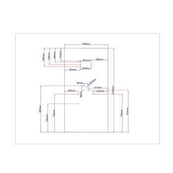 Shower enclosure rear glass 900x1750 clear Shower enclosure rear glass 900x1750 clear