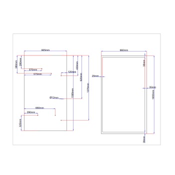 Shower enclosure rear glass 905x1595 black pearl Shower enclosure rear glass 905x1595 black pearl